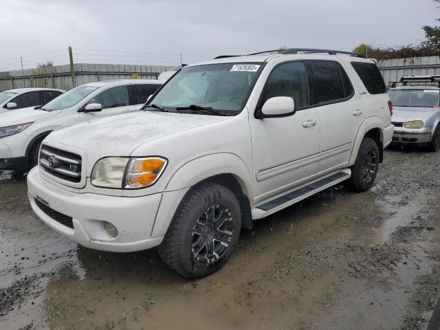 5TDBT48A92S112641 - 2002 TOYOTA SEQUOIA LIMITED BLACK photo 1