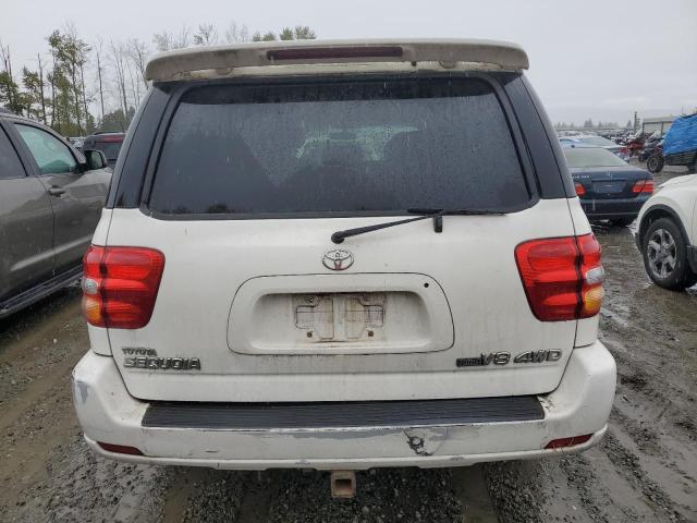 5TDBT48A92S112641 - 2002 TOYOTA SEQUOIA LIMITED BLACK photo 6