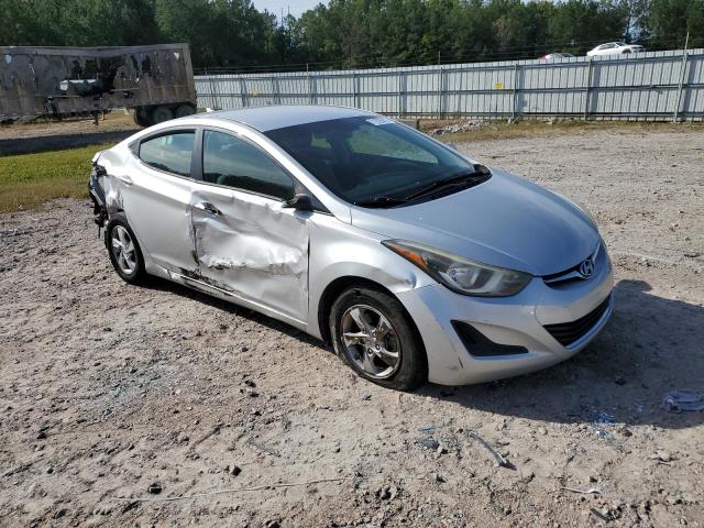 5NPDH4AE7FH568303 - 2015 HYUNDAI ELANTRA SE SILVER photo 4