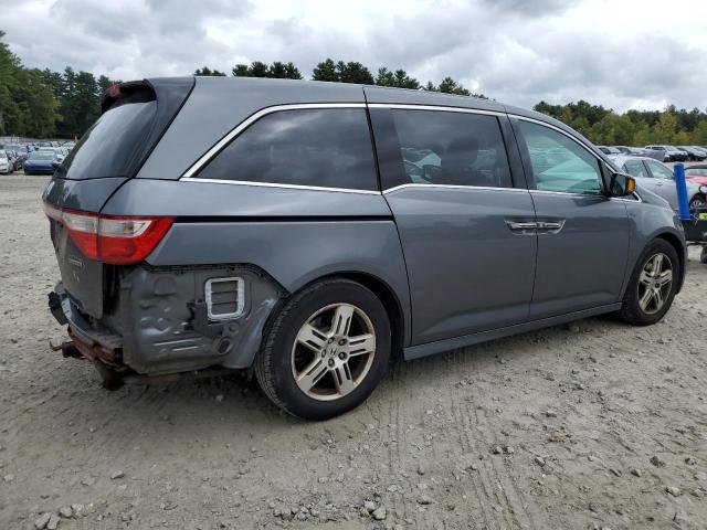 5FNRL5H94CB145935 - 2012 HONDA ODYSSEY TOURING GRAY photo 3