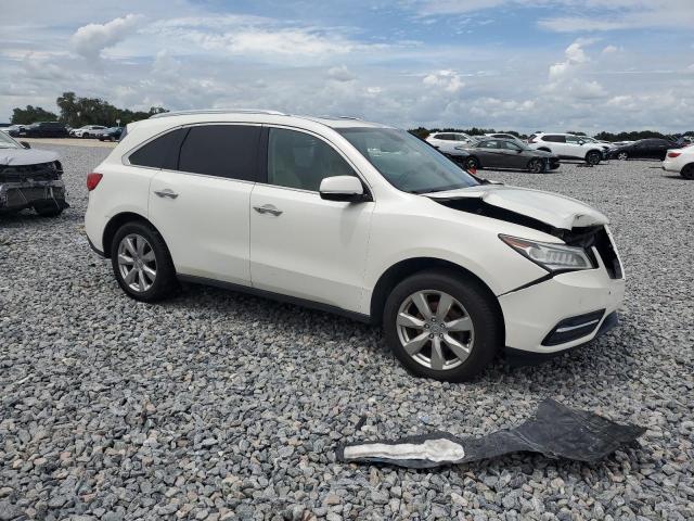 5FRYD4H84FB013710 - 2015 ACURA MDX ADVANCE WHITE photo 4