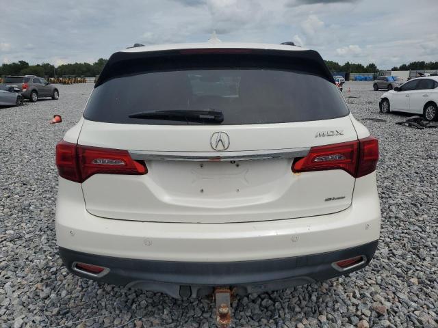 5FRYD4H84FB013710 - 2015 ACURA MDX ADVANCE WHITE photo 6