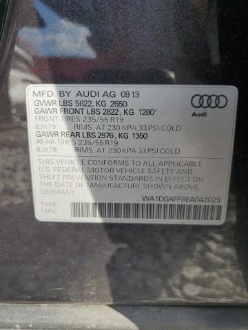 WA1DGAFP8EA042029 - 2014 AUDI Q5 PREMIUM PLUS BLACK photo 13