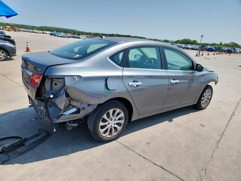 3N1AB7AP9KY306662 - 2019 NISSAN SENTRA S GRAY photo 3