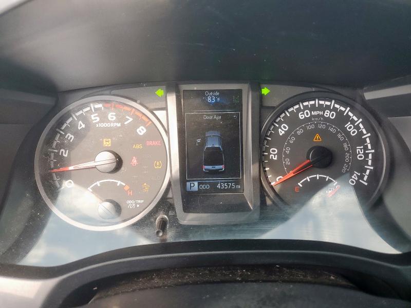 3TYAX5GN9NT057613 - 2022 TOYOTA TACOMA DOUBLE CAB GRAY photo 9