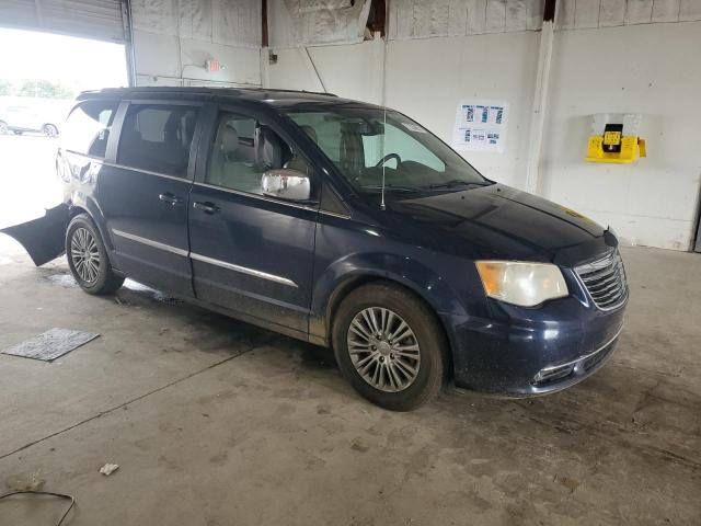 2C4RC1CG8DR563967 - 2013 CHRYSLER TOWN & COU TOURING L BLUE photo 4