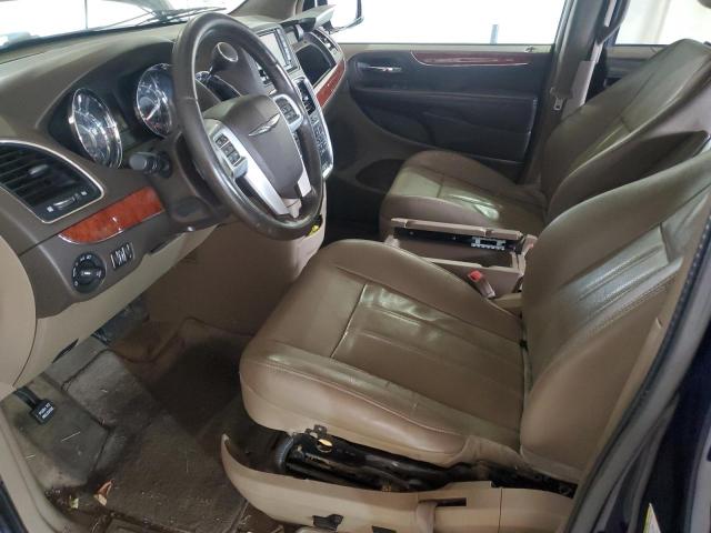 2C4RC1CG8DR563967 - 2013 CHRYSLER TOWN & COU TOURING L BLUE photo 7