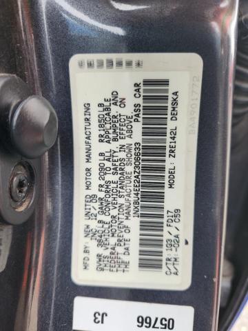 1NXBU4EE2AZ306633 - 2010 TOYOTA COROLLA BASE ლურჯი ფოტო 12