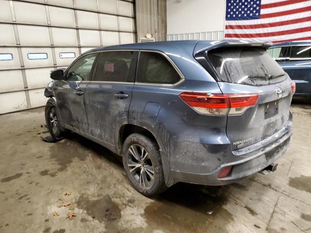 5TDBZRFH9HS366824 - 2017 TOYOTA HIGHLANDER LE BLUE photo 2