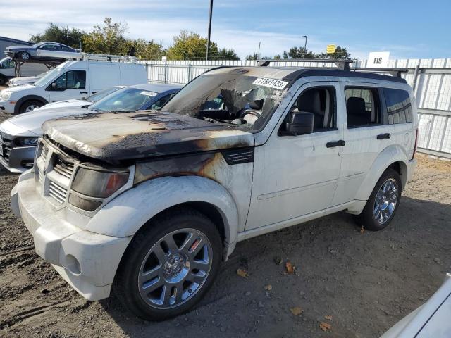 1D8GU58628W212921 - 2008 DODGE NITRO R/T WHITE photo 1