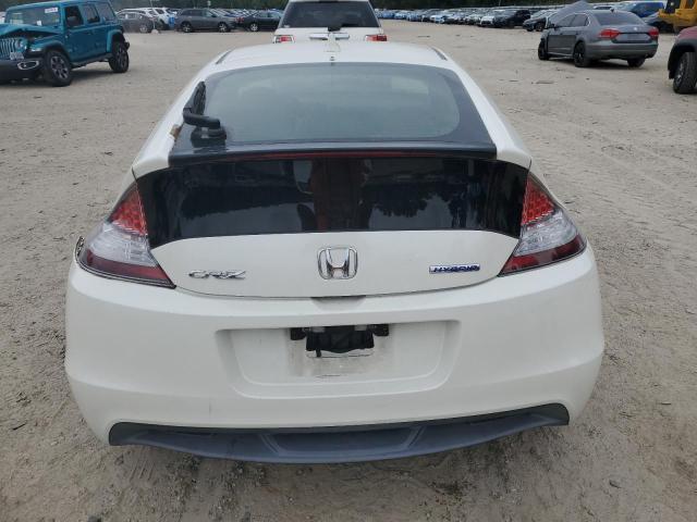 JHMZF1D69CS002394 - 2012 HONDA CR-Z EX WHITE photo 6