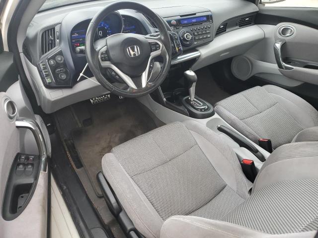 JHMZF1D69CS002394 - 2012 HONDA CR-Z EX WHITE photo 8