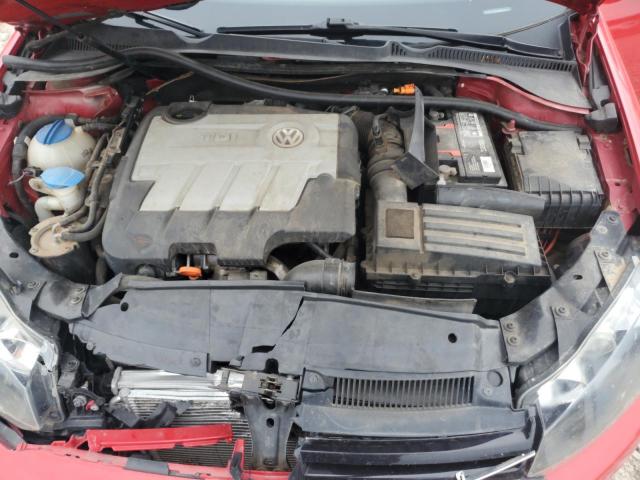 3VWPL7AJ9CM602142 - 2012 VOLKSWAGEN JETTA TDI RED photo 11
