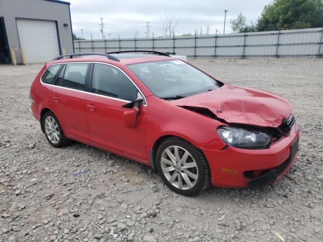 3VWPL7AJ9CM602142 - 2012 VOLKSWAGEN JETTA TDI RED photo 4