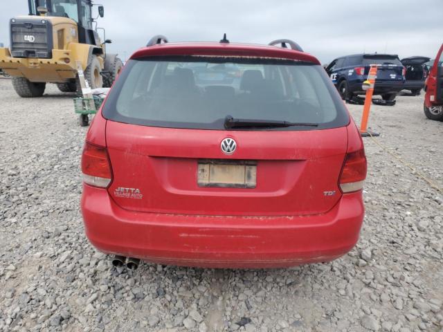 3VWPL7AJ9CM602142 - 2012 VOLKSWAGEN JETTA TDI RED photo 6