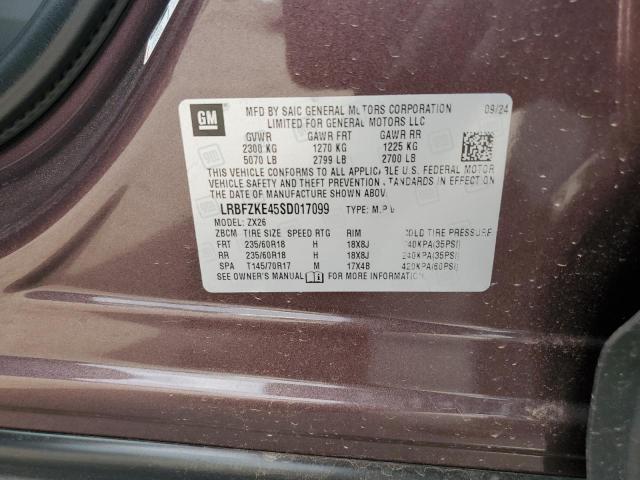 LRBFZKE45SD017099 - 2025 BUICK ENVISION PREFERRED Braun Foto 12