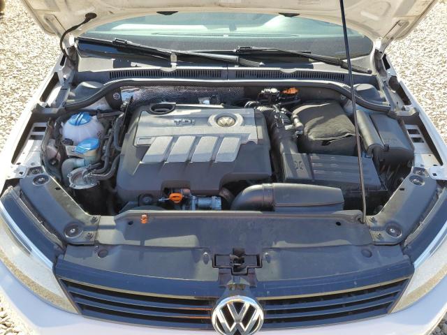 3VWLL7AJ4CM390006 - 2012 VOLKSWAGEN JETTA TDI Սպիտակ լուսանկար 11