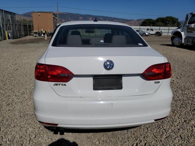 3VWLL7AJ4CM390006 - 2012 VOLKSWAGEN JETTA TDI Սպիտակ լուսանկար 6