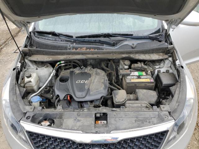 KNDPB3AC2E7560524 - 2014 KIA SPORTAGE BASE SILVER photo 12