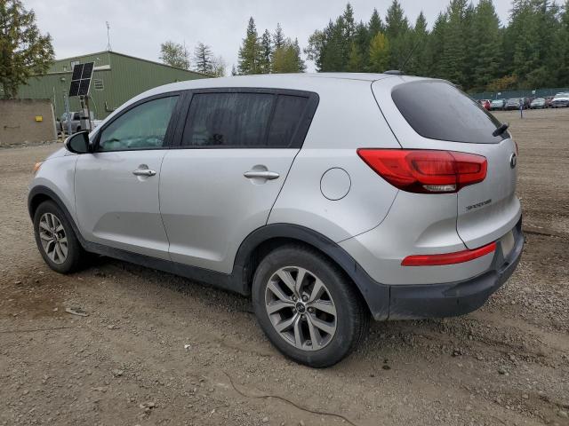 KNDPB3AC2E7560524 - 2014 KIA SPORTAGE BASE SILVER photo 2