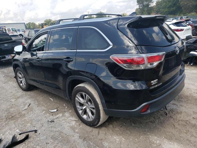 5TDKKRFH9FS072017 - 2015 TOYOTA HIGHLANDER XLE 黑色 照片 2