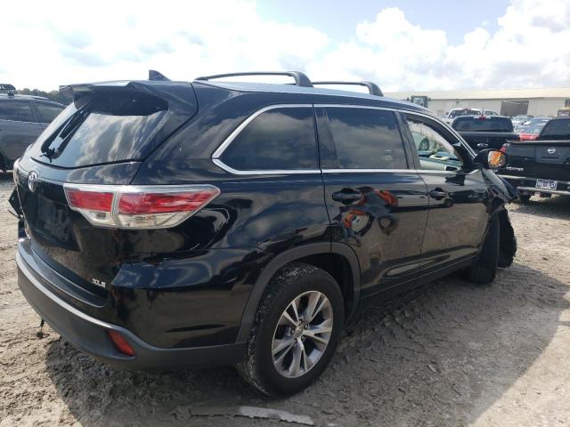 5TDKKRFH9FS072017 - 2015 TOYOTA HIGHLANDER XLE 黑色 照片 3