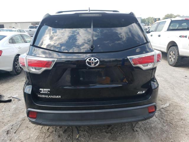 5TDKKRFH9FS072017 - 2015 TOYOTA HIGHLANDER XLE 黑色 照片 6
