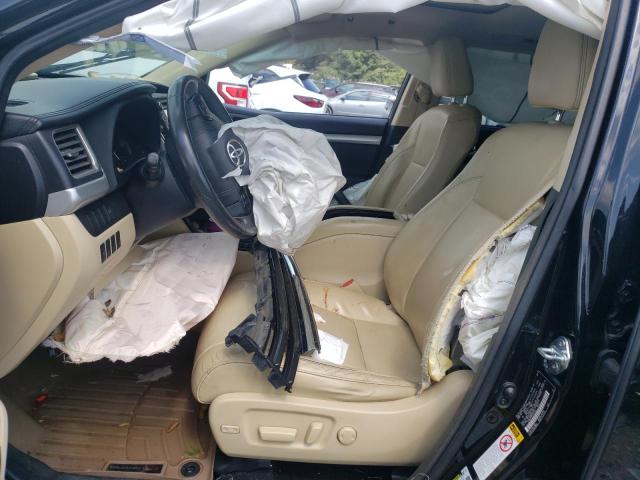 5TDKKRFH9FS072017 - 2015 TOYOTA HIGHLANDER XLE 黑色 照片 7