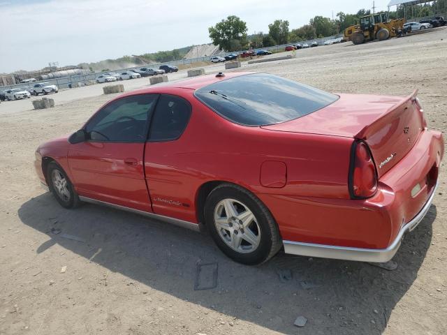 2G1WX12K739357169 - 2003 CHEVROLET MONTE CARLO SS წითელი ფოტო 2