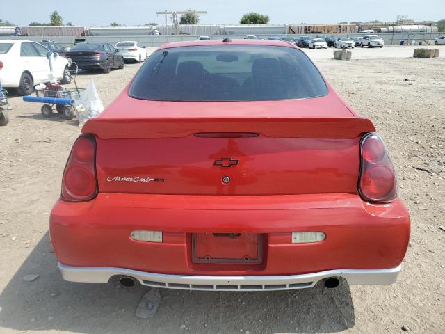 2G1WX12K739357169 - 2003 CHEVROLET MONTE CARLO SS წითელი ფოტო 6