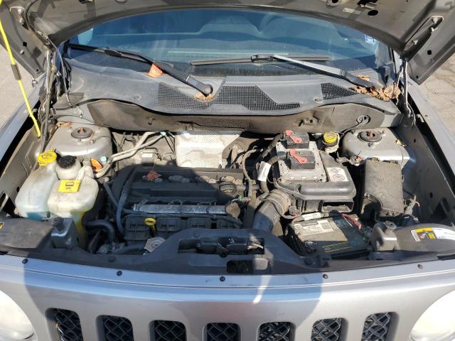 1C4NJPBA5FD102753 - 2015 JEEP PATRIOT SPORT GRAY photo 12