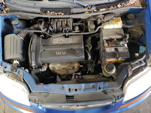 KL1TD66636B656536 - 2006 CHEVROLET AVEO BASE BLUE photo 11