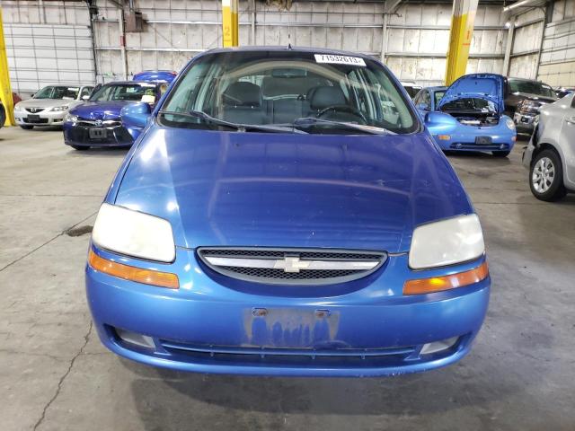 KL1TD66636B656536 - 2006 CHEVROLET AVEO BASE BLUE photo 5