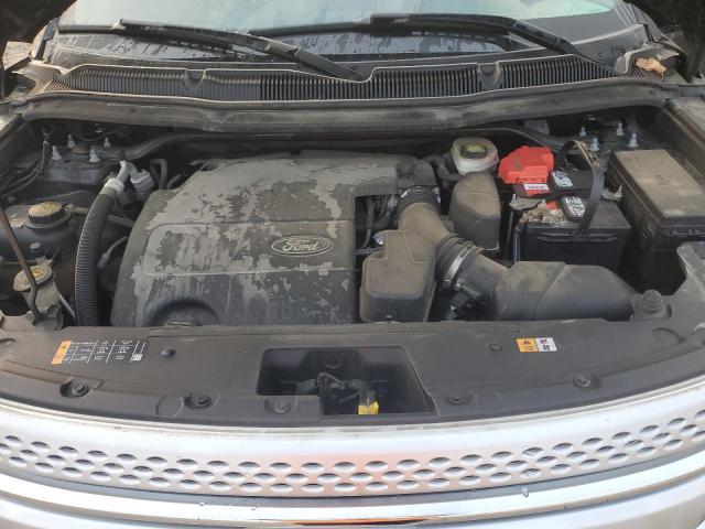 1FM5K8D83DGC79001 - 2013 FORD EXPLORER XLT BLACK photo 12