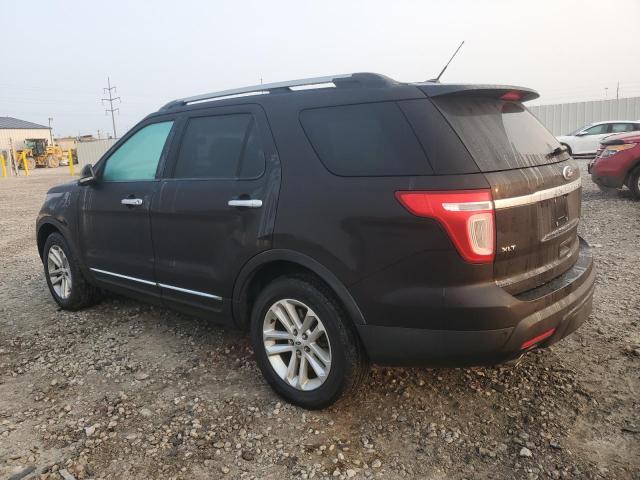 1FM5K8D83DGC79001 - 2013 FORD EXPLORER XLT BLACK photo 2
