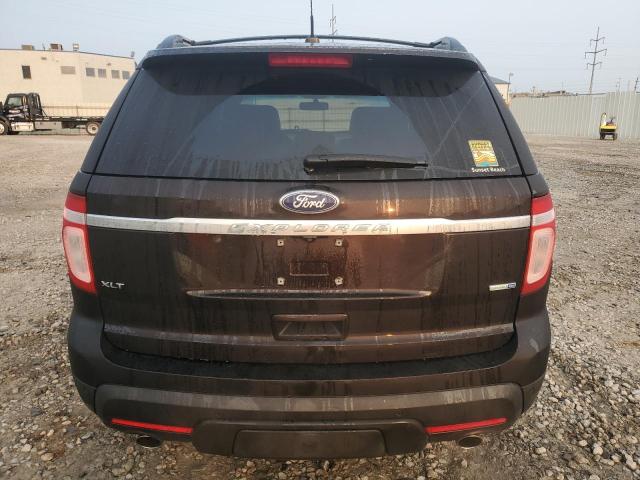 1FM5K8D83DGC79001 - 2013 FORD EXPLORER XLT BLACK photo 6