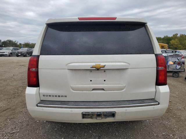 1GNSKKKC2FR148622 - 2015 CHEVROLET SUBURBAN K1500 LTZ WHITE photo 6