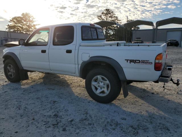 5TEGN92NX1Z824134 - 2001 TOYOTA TACOMA DOUBLE CAB PRERUNNER WHITE photo 2