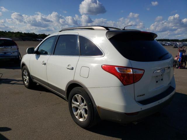 KM8NU73C49U079506 - 2009 HYUNDAI VERACRUZ GLS WHITE photo 2