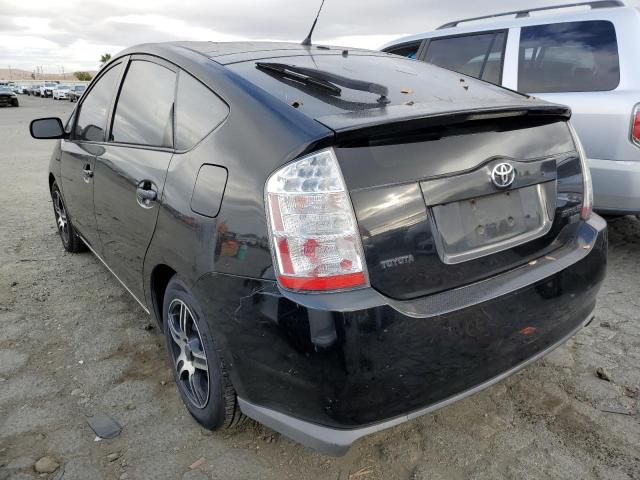 JTDKB20U177584783 - 2007 TOYOTA PRIUS BLACK photo 2