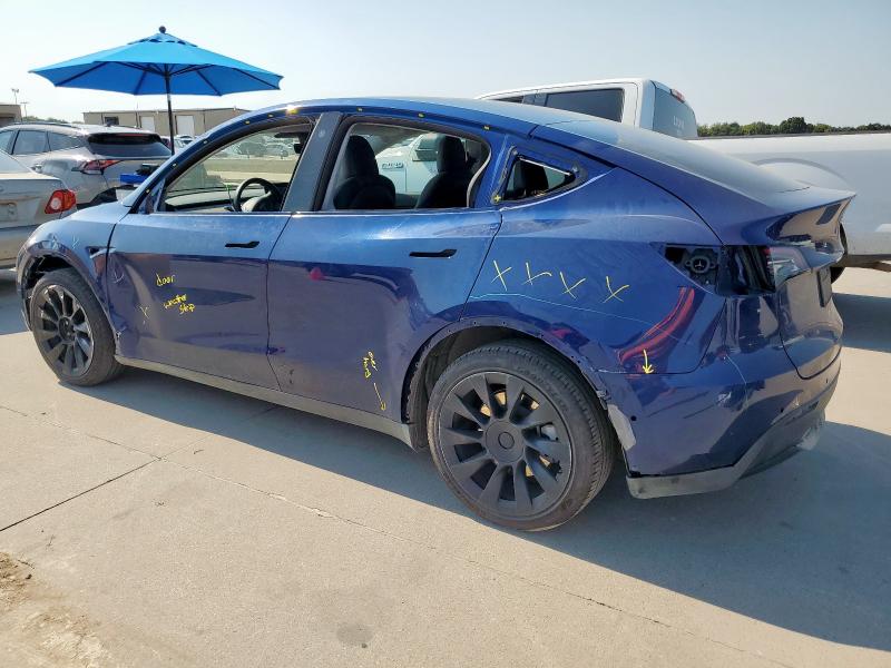 5YJYGDEE3MF266338 - 2021 TESLA MODEL Y BLUE photo 2