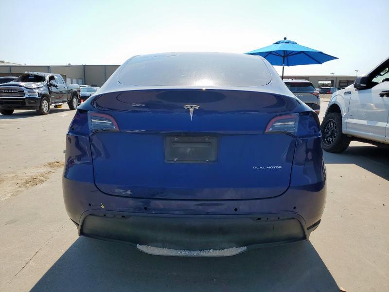 5YJYGDEE3MF266338 - 2021 TESLA MODEL Y BLUE photo 6