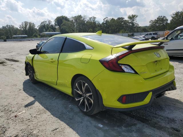 2HGFC3A53KH750005 - 2019 HONDA CIVIC SI ყვითელი ფოტო 2