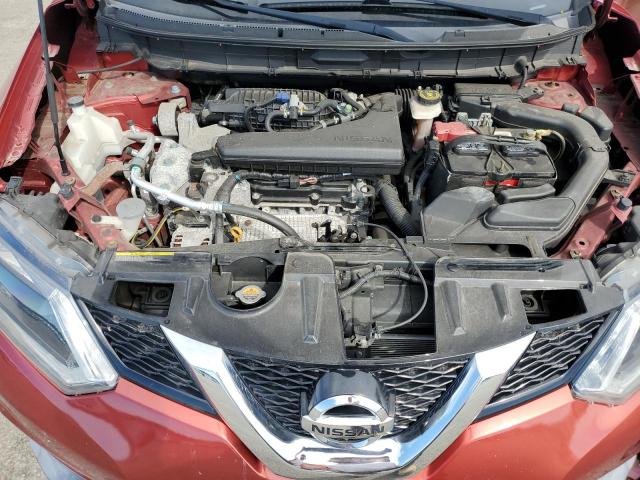 KNMAT2MV5GP701065 - 2016 NISSAN ROGUE S წითელი ფოტო 12
