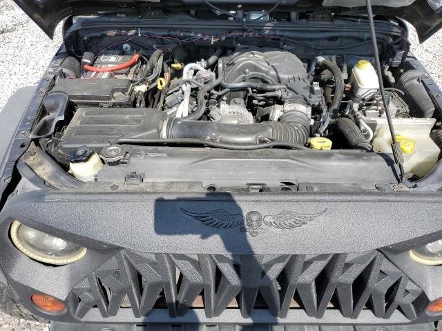 1C4BJWDG1CL274696 - 2012 JEEP WRANGLER U SPORT Siyah fotoğraf 11