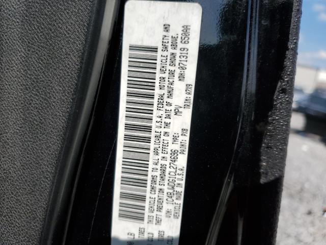 1C4BJWDG1CL274696 - 2012 JEEP WRANGLER U SPORT Siyah fotoğraf 12