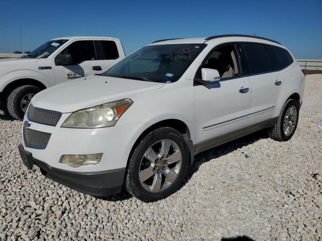 1GNLRHED6AS155100 - 2010 CHEVROLET TRAVERSE LTZ WHITE photo 1