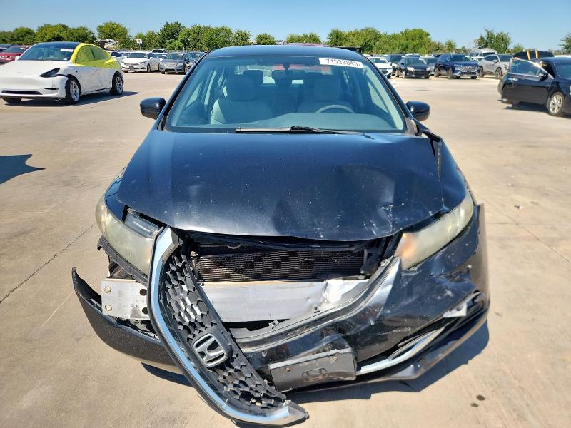 19XFB2F50EE062886 - 2014 HONDA CIVIC LX BLACK photo 5