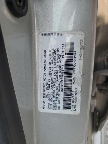 1NXBR32E23Z066745 - 2003 TOYOTA COROLLA CE SILVER photo 12