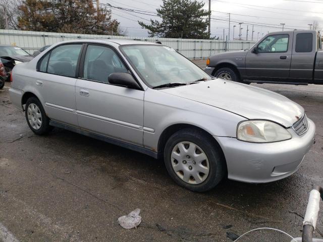 2HGEJ6615YH566072 - 2000 HONDA CIVIC BASE SILVER photo 4